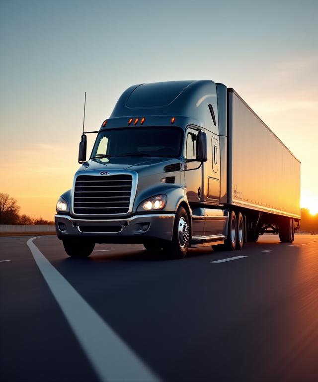 Modern logistics fleet